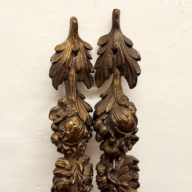 A Pair Of 20th Century Cast Resin Wall/ Window Plaques