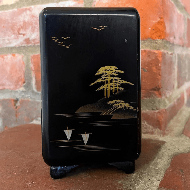 A Early 20th Century Japanese Post Meiji Period, Lacquered Chest Of 3 Table Draws