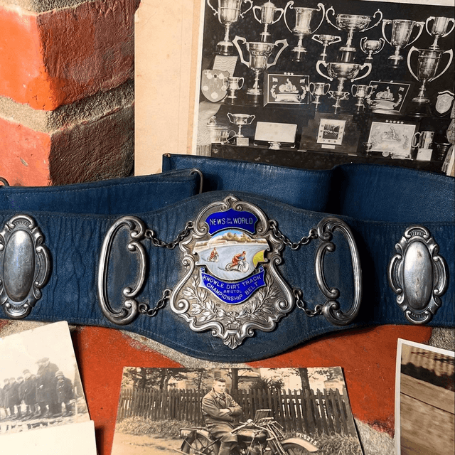 1928 News Of The World Knowle Dirt Track Bristol Championship Belt 