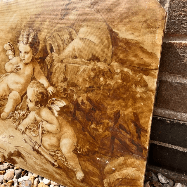 An Amateur Artist Original Copy Of French Artist Antoine Ferracci Oil On Canvas  
