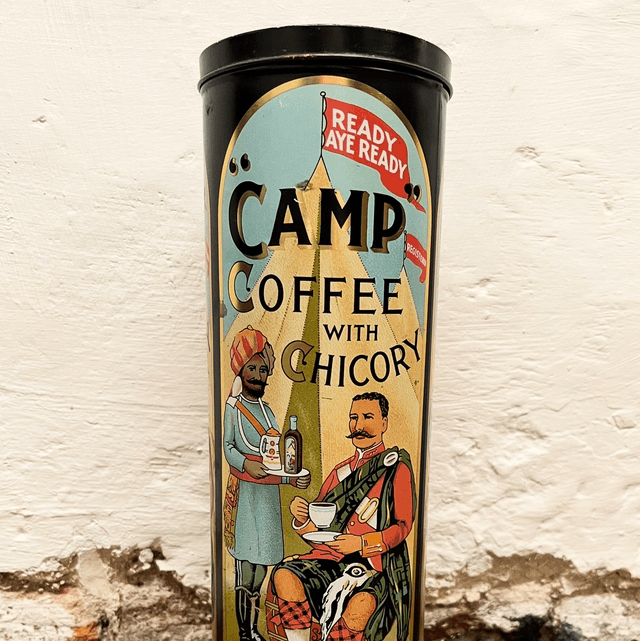 An Original CAMP COFFEE Pictorial Advertising Tin