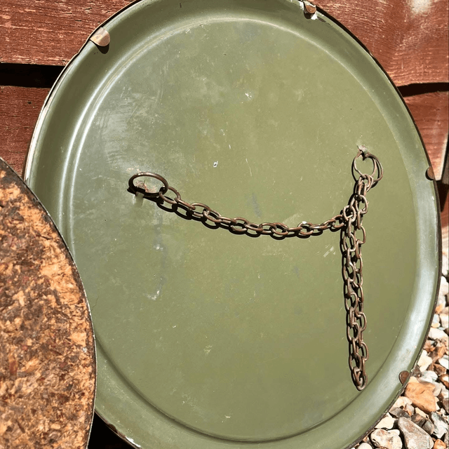 Two 1940’s Brass Convex Porthole Mirrors 