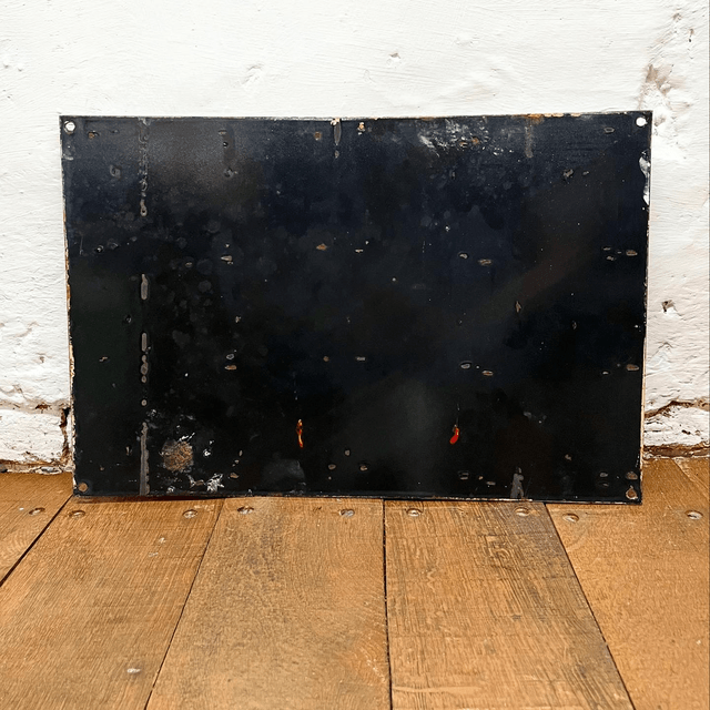 1950’s Industrial Factory “Fire Point” Fire Directive Sign