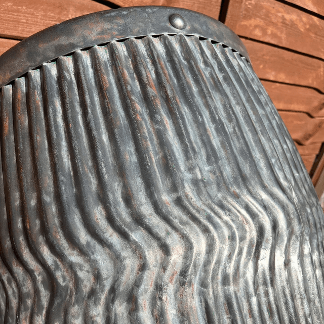 1920’s/ 30’s Galvanised Steel Chevron “Dolly Tub” By Yewco Tubs 