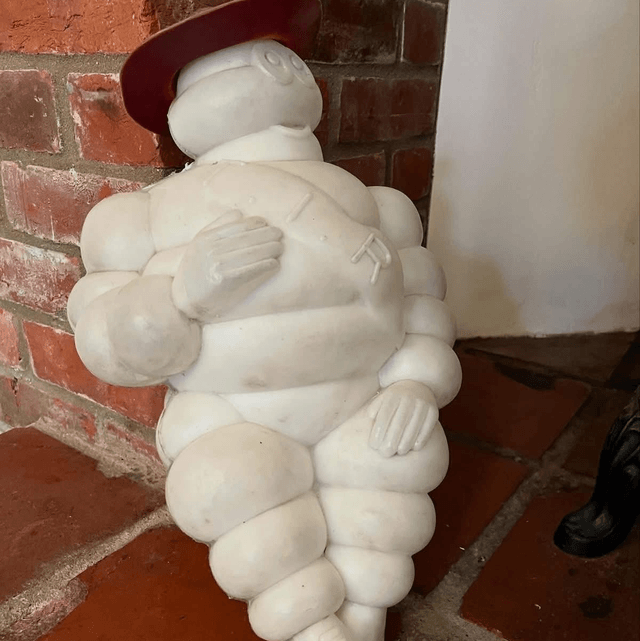 Original Pair of Michelin Bibendum T.I.R Commercial Vehicle Light Up Mascots