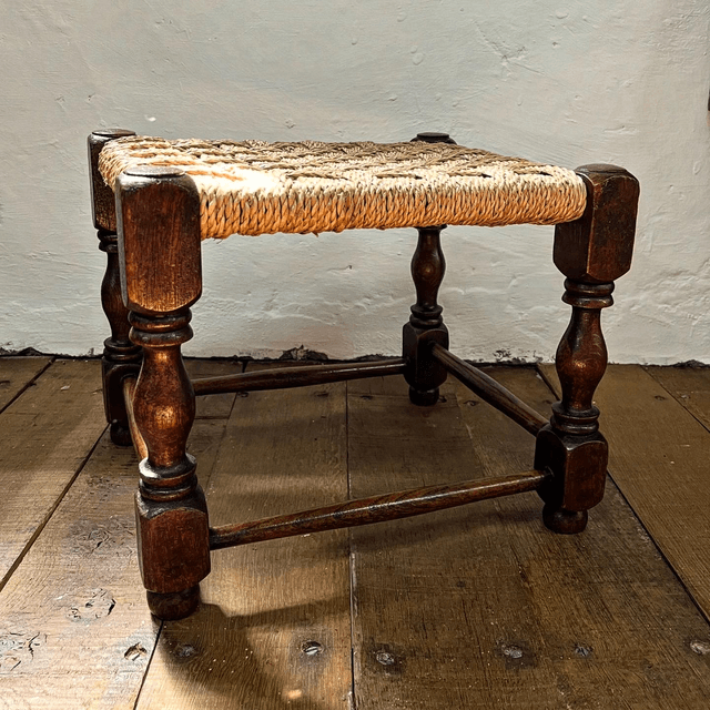 A 20th Century English Woven Foot Stand