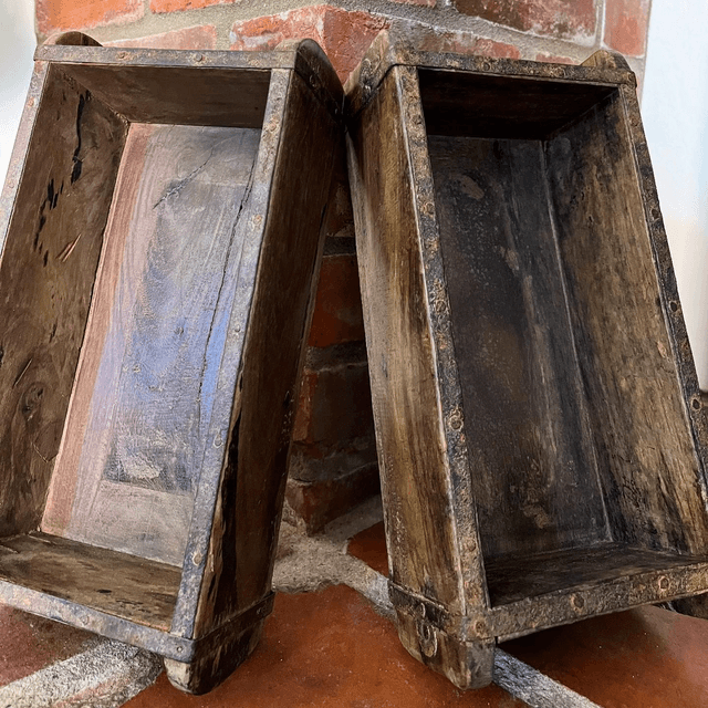 Set Of 4 Reclaimed Indian Brick Moulds