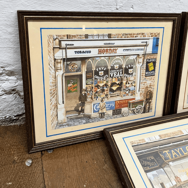 A Set Of Three Prints From A Series Titled “Bygone Days” By G. Cartwright
