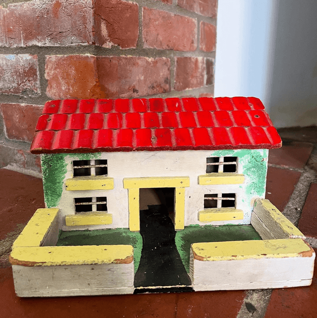 A 20th Century Scratch Made Child’s Toy Farmhouse 