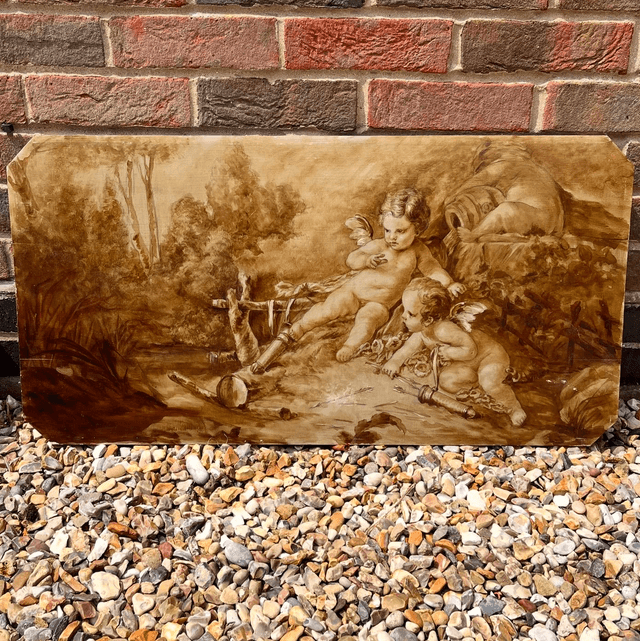 An Amateur Artist Original Copy Of French Artist Antoine Ferracci Oil On Canvas  