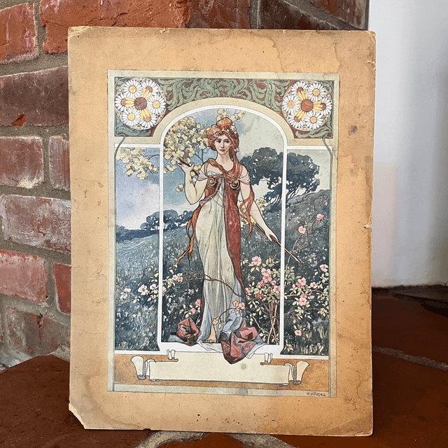 Set 1 Various Art Nouveau Prints