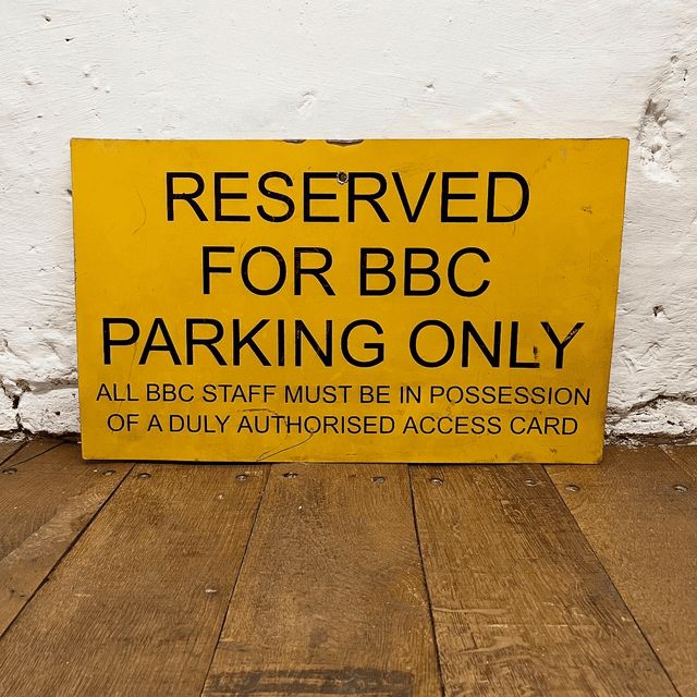 BBC Parking Only Employee/ Public Directive Sign