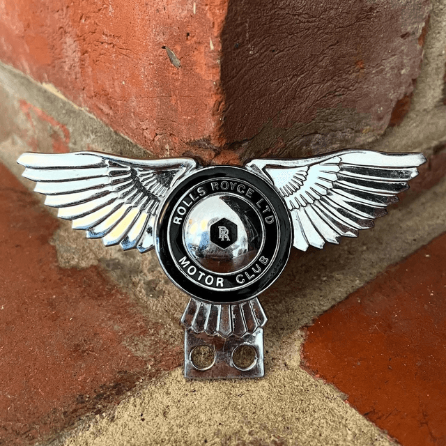 1950’s Rolls-Royce Ltd Motor Club Car Badge