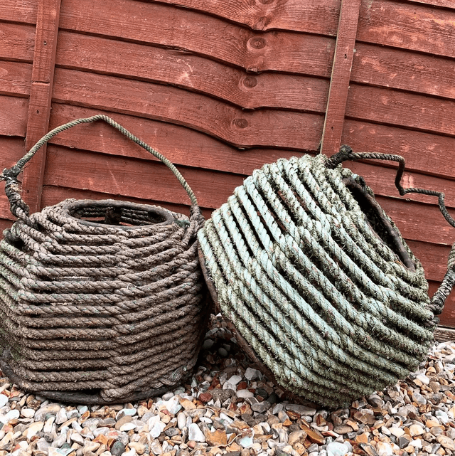Two Large Vintage Whelk Pots