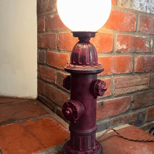 American vintage Fire Hydrant desk lamp 
